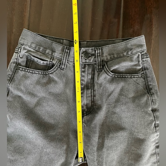 Unif Gray Straight Leg Denim Jeans 100% Cotton Size 25 - Picture 9 of 11